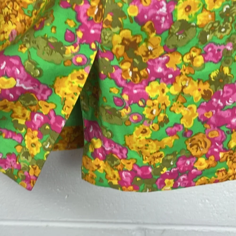 Boden women’s floral silk blend lined pencil skirt